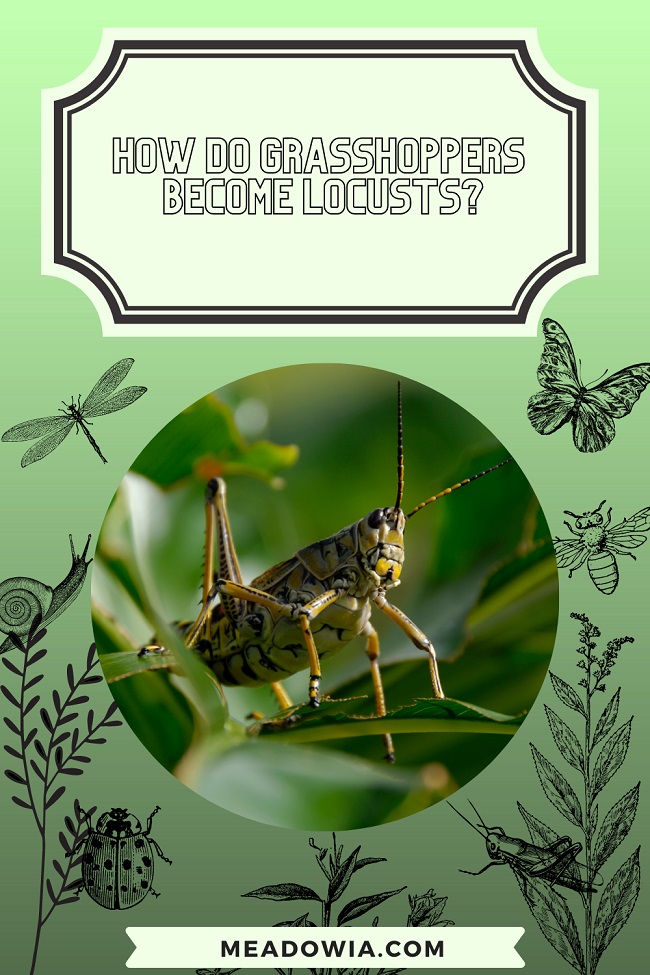 How do Grasshoppers Become Locusts pin by meadowia